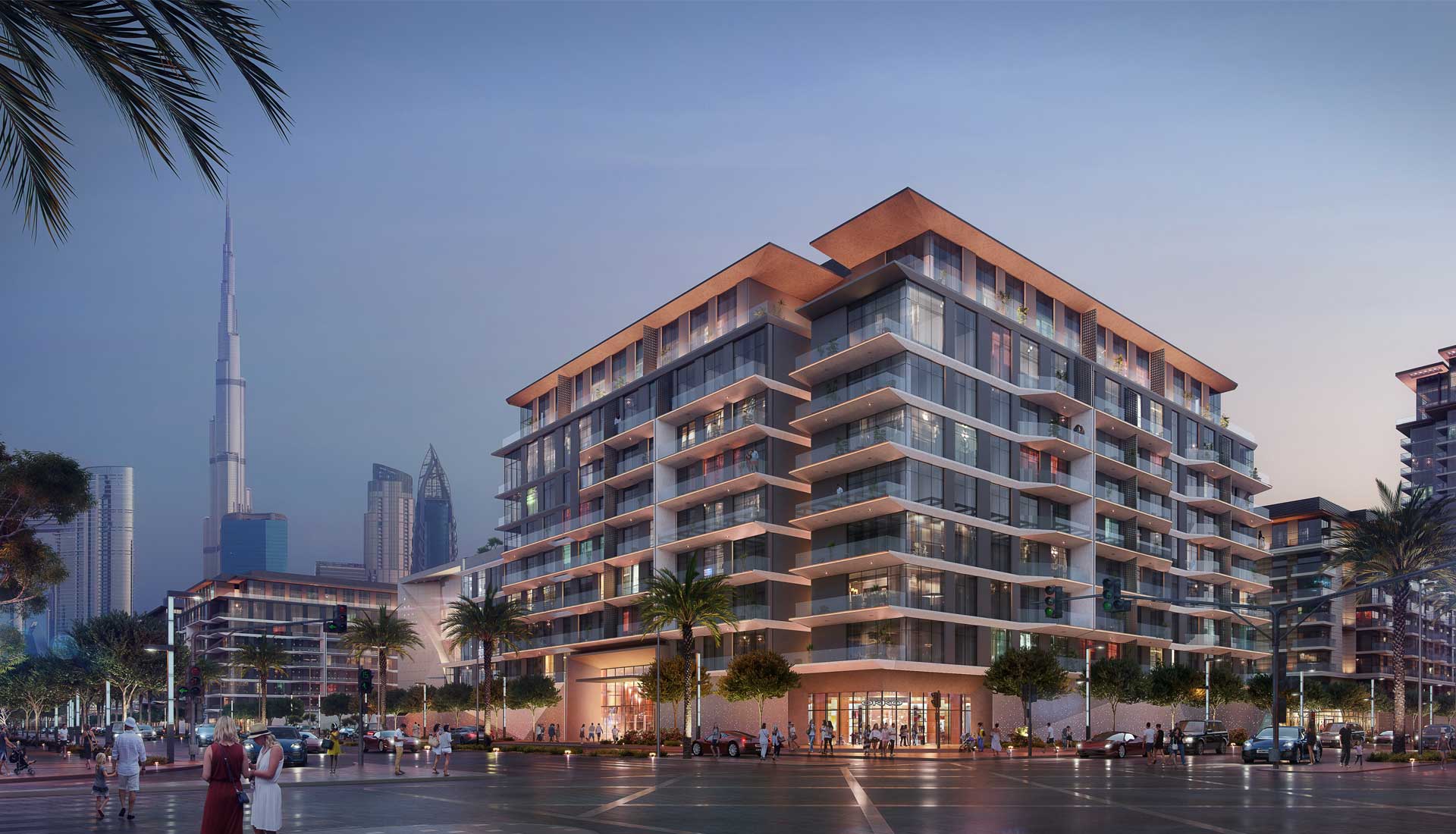 City-Walk city walk dbai twilight view